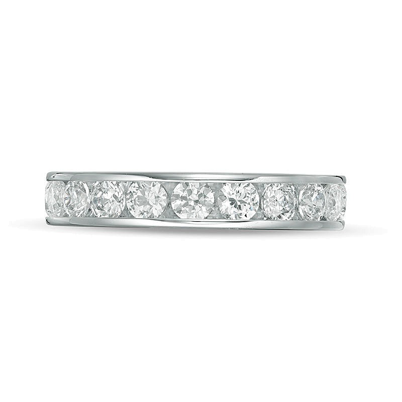 2.0 ct. Gesamtgewicht Diamant Memoire-Ring kanalgefasst in 14K Weißgold (H/SI2)