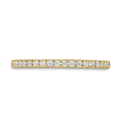 0.25 ct. Gesamtgewicht Diamant Ehering in 10K Gelbgold