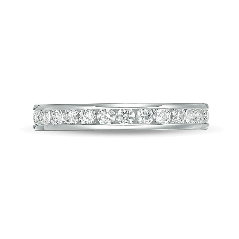 1.0 CT. TW Diamant Memoire-Ring in 14K Weißgold (H/SI2)