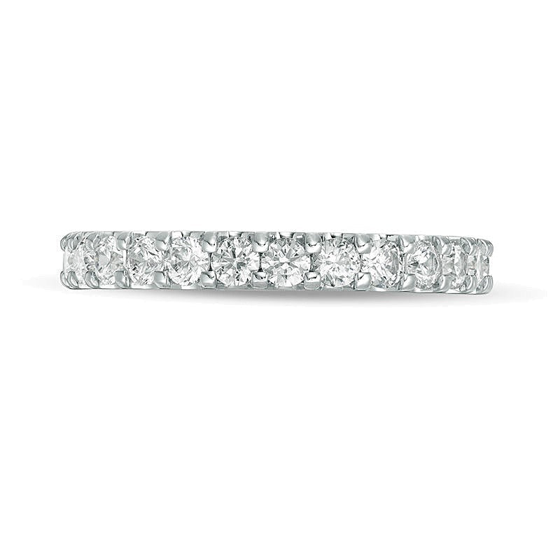 Memoire-Ring mit 1.5 CT. Gesamtgewicht Diamanten in 14K Weißgold (H/SI2)