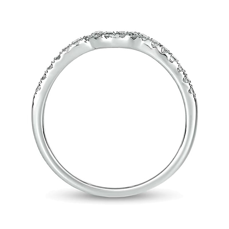 1.0 CT. Gesamtgewicht Braut-Set mit ovalem Diamant in 14K Weißgold (I/I2)