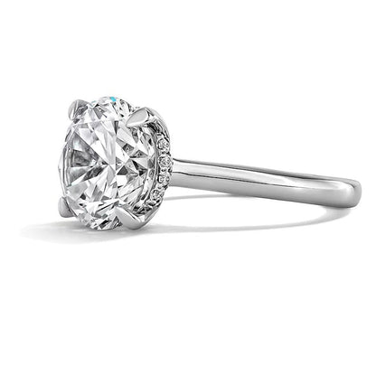 5.25 CT. Gesamtgewicht Labordiamant Solitär Verlobungsring in 14K Weißgold (F/VS2)