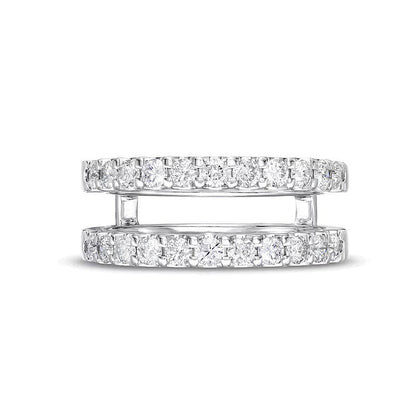 1.0 ct. Gesamtgewicht Diamant-Solitär-Enhancer in 14K Weißgold