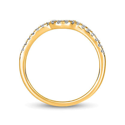 1.0 CT. Gesamtgewicht Brautset mit ovalem Diamant in 14K Gelbgold (I/I2)