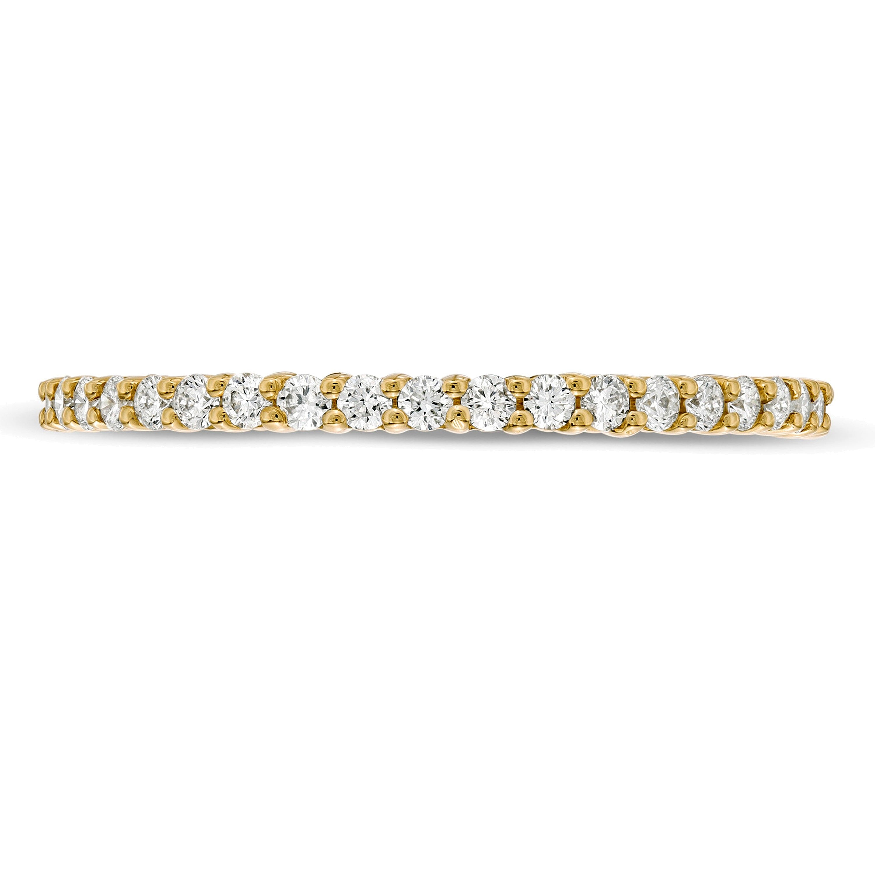0.5 ct. Gesamtgewicht Diamant Memoire-Ring in 14K Gelbgold