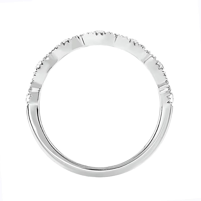 1.0 CT. Gesamtgewicht Braut-Set mit tropfenförmigem Diamant im Art-déco-Vintage-Stil in 14K Two-Tone Gold