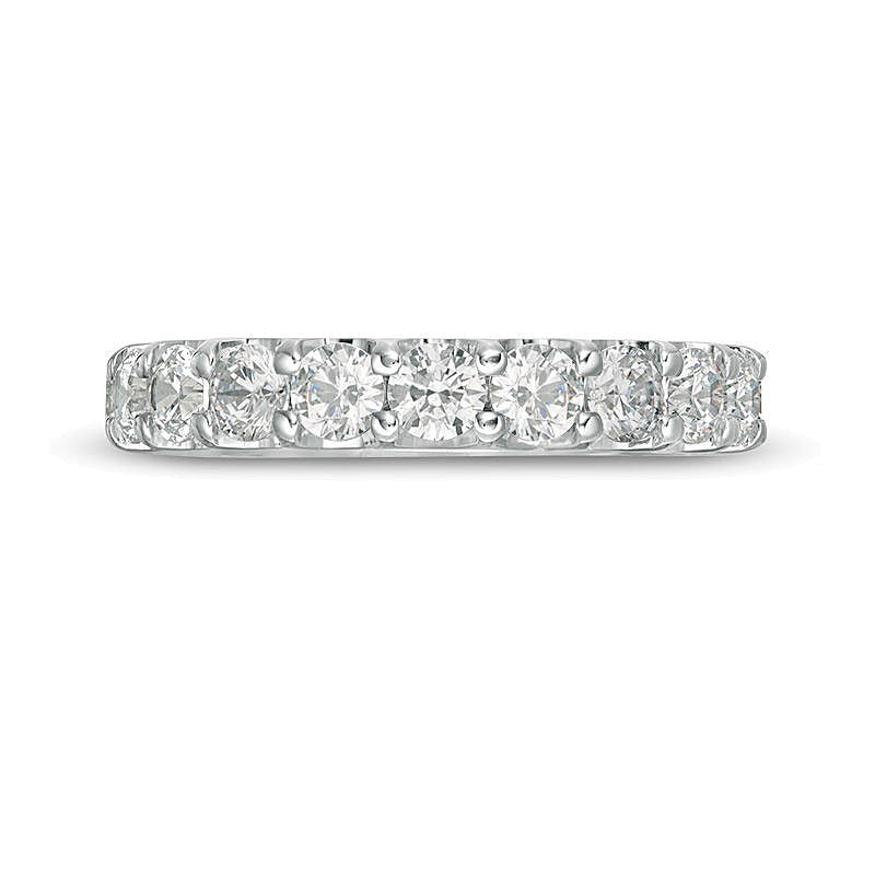3.0 ct. Gesamtgewicht Diamant Memoire-Ring in 14K Weißgold (H/SI2)