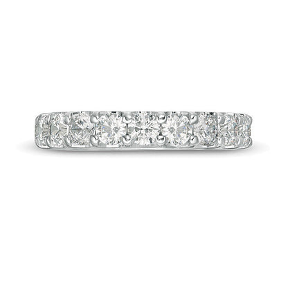 3.0 ct. Gesamtgewicht Diamant Memoire-Ring in 14K Weißgold (H/SI2)