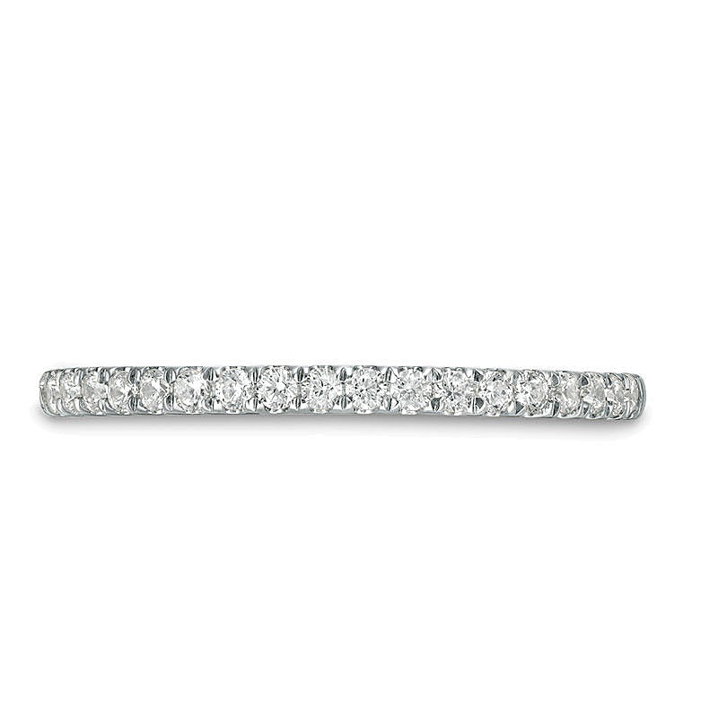 0.25 ct. Gesamtgewicht Diamant Ehering in 10K Weißgold
