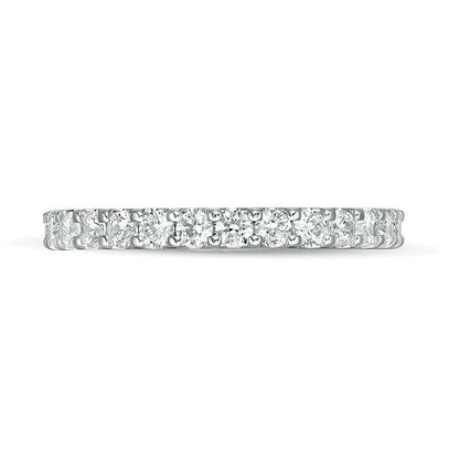 1.0 CT. Gesamtgewicht Diamant Memoire-Ring in 14K Weißgold (H/SI2)