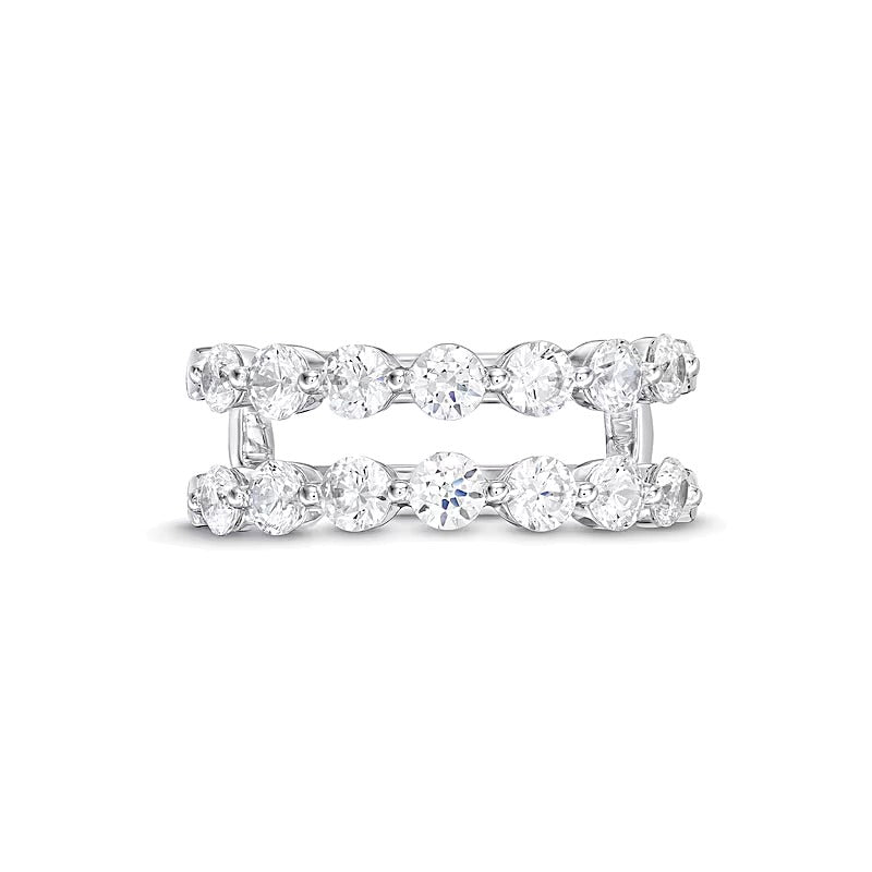 1.5 ct. Gesamtgewicht Diamant-Solitär-Enhancer in 14K Weißgold