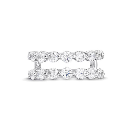 1.5 ct. Gesamtgewicht Diamant-Solitär-Enhancer in 14K Weißgold