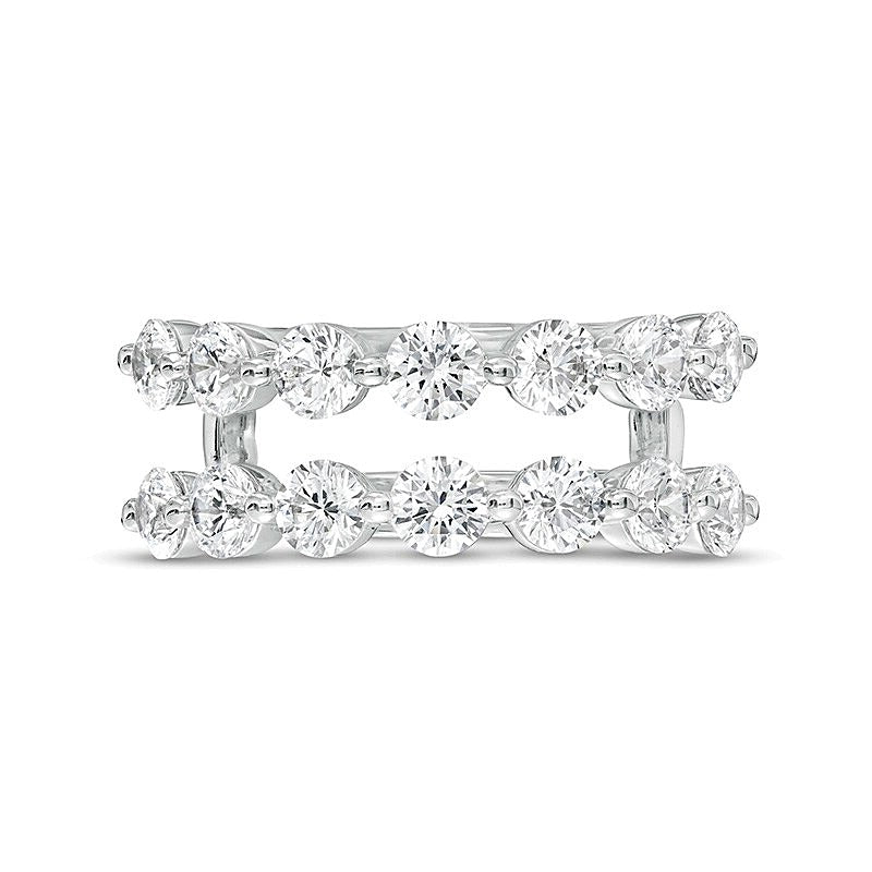 2.0 ct. Gesamtgewicht Labordiamant Solitär-Ring aus 14K Weißgold (F/VS2)