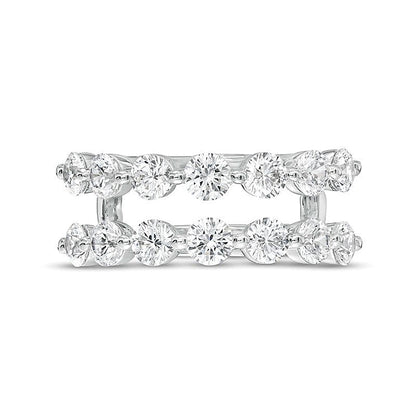 2.0 ct. Gesamtgewicht Labordiamant Solitär-Ring aus 14K Weißgold (F/VS2)