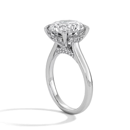 5.25 CT. Gesamtgewicht Labordiamant Solitär Verlobungsring in 14K Weißgold (F/VS2)