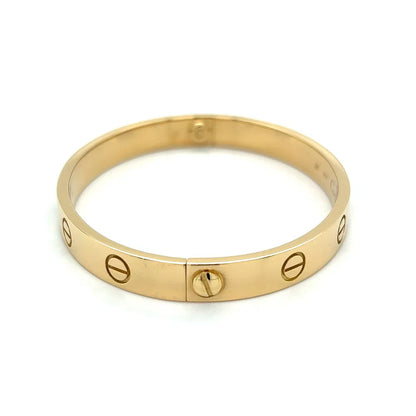 Designer Inspired Gebürstet Liebe Armreif Armband Classic Model Screw Verschluss
