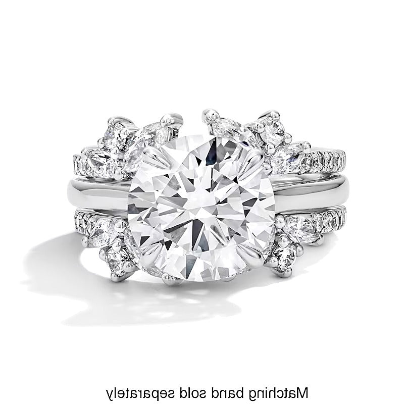 1.25 CT. Gesamtgewicht Labordiamant-Ring im Marquise-Schliff in 14K Weißgold (F/VS2)
