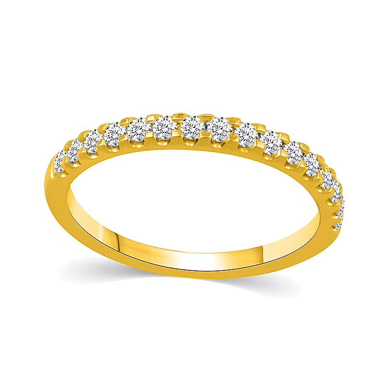 1.0 CT. TW Braut-Set mit Diamanten im Princess- und Rundschliff in 14K Gelbgold (I/I2)