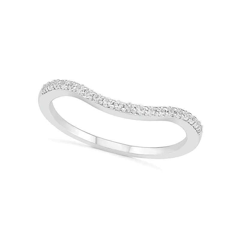 7,0mm Braut-Set mit blauem und weißem Labor-Saphir (rund), geometrisch, geteilte Schiene, in rhodiniertem Sterlingsilber