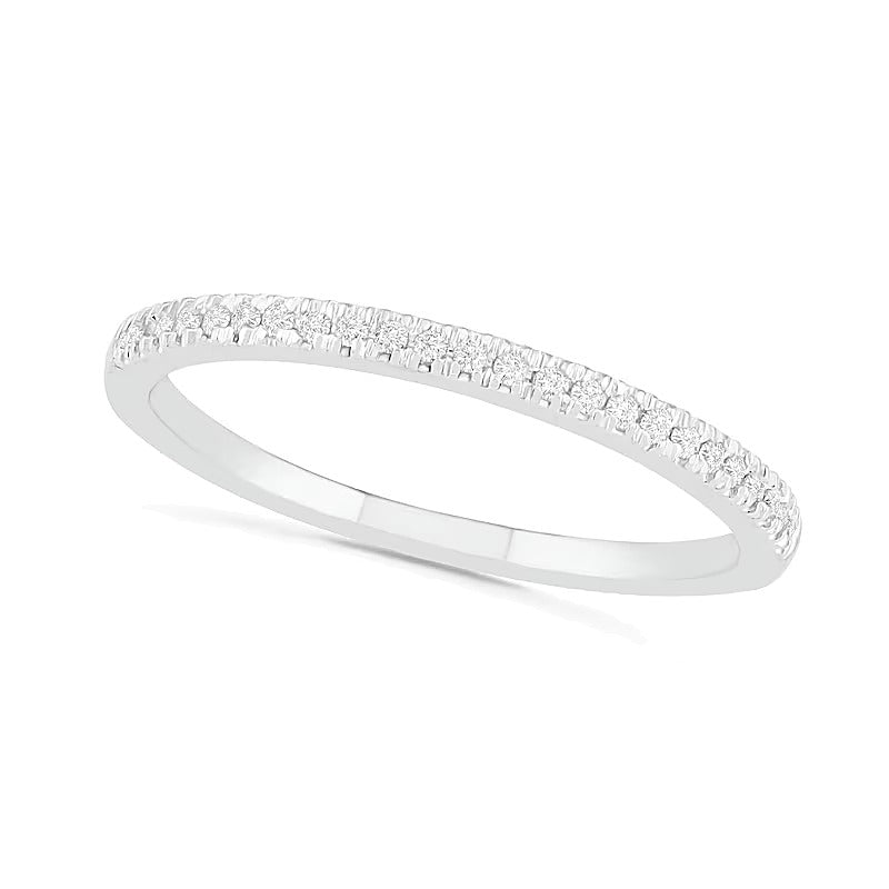 0,38 ct. Gesamtgewicht Komposit-Diamant Brautset im Vintage-Stil in 10K Weißgold