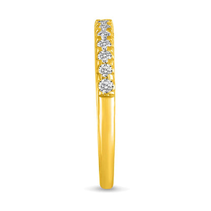 1.0 CT. TW Braut-Set mit Diamanten im Princess- und Rundschliff in 14K Gelbgold (I/I2)