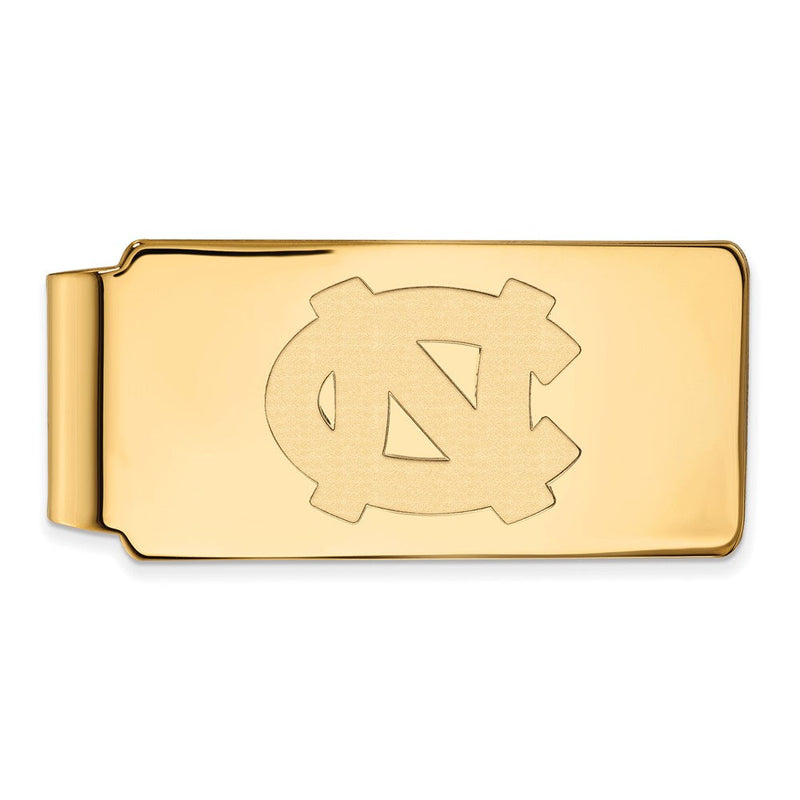14K Gelbgold Gold Logoart University Of North Carolina N-c Geldklammer