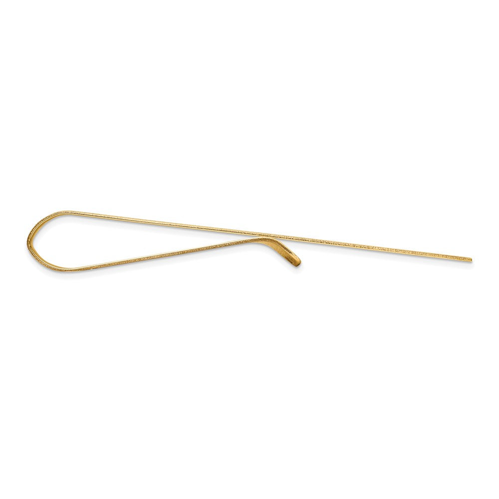 14K Gelbgold Herren Gerillt Engravabletie Stab