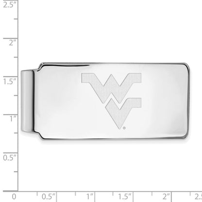 10K Weißgold Logoart West Virginia University W-v Geldklammer