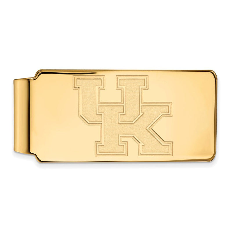 14K Gelbgold Gold Logoart University Of Kentucky U-k Geldklammer
