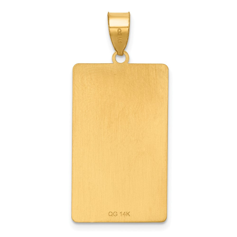 14K Gelbgold The Devil Tarot Card Anhänger