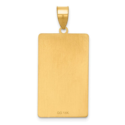 14K Gelbgold The Devil Tarot Card Anhänger