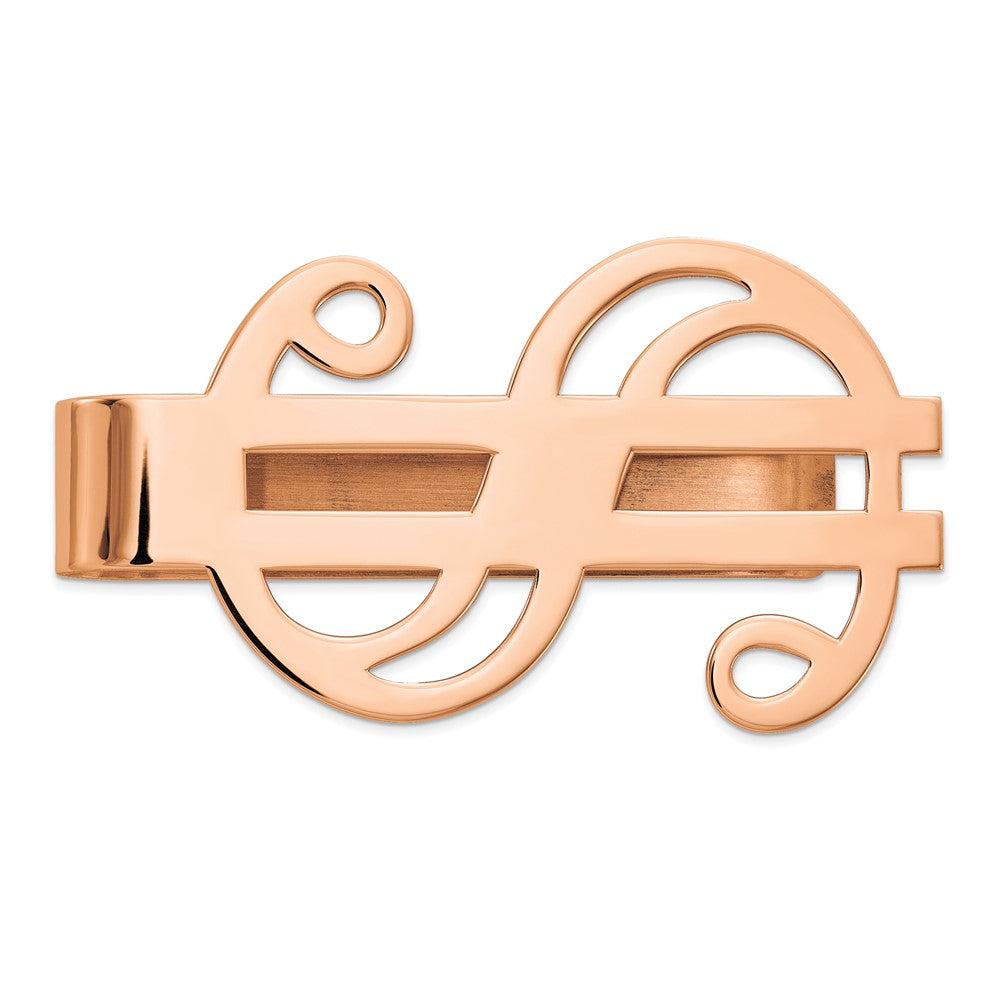 14K Roségold Geldklammer