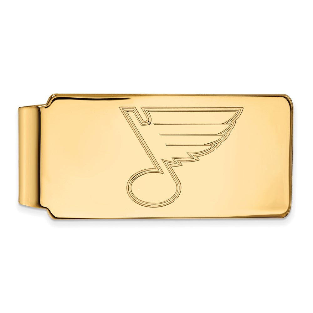 14K Gelbgold Gold Nhl Logoart St. Louis Blues Geldklammer