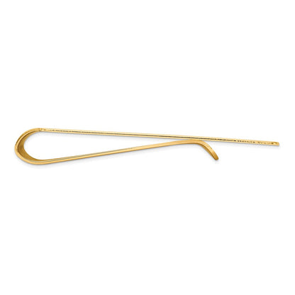 14K Gelbgold Herren Gerillt Geldklammer