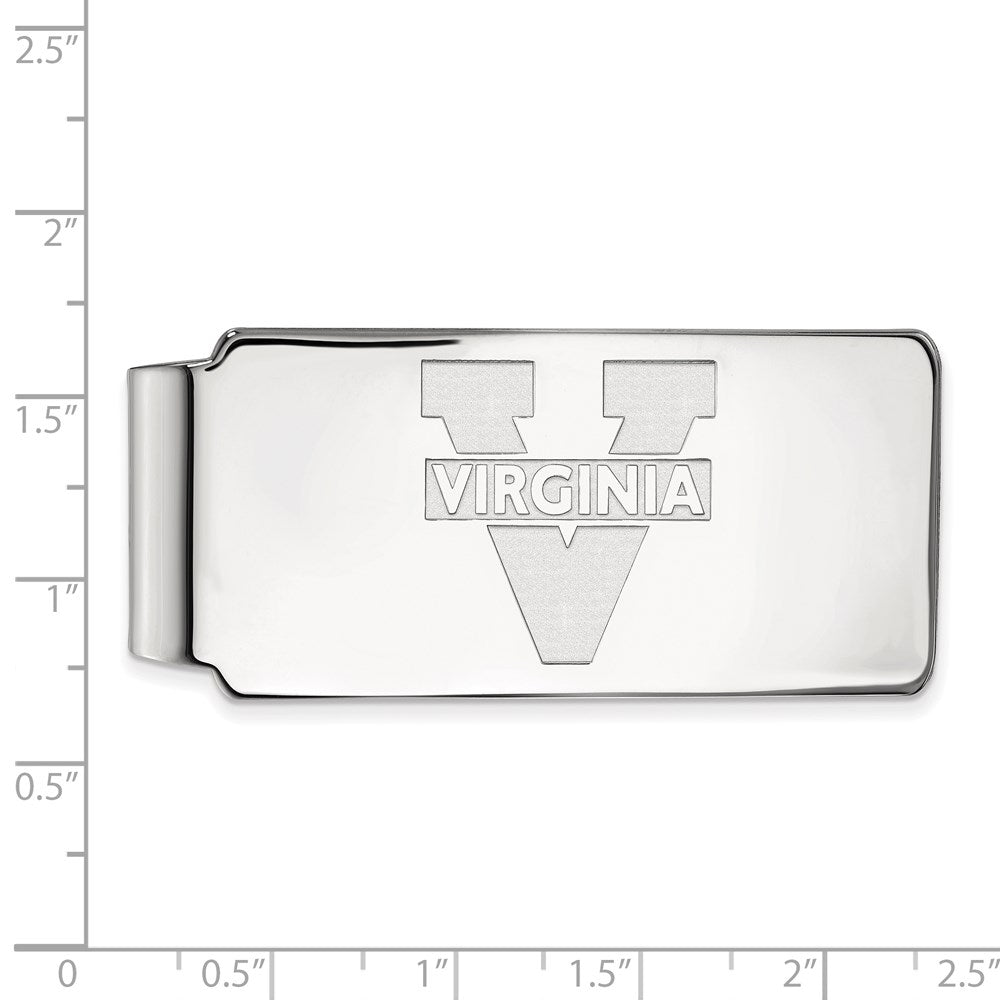 14K Weißgold Logoart University Of Virginia Geldklammer