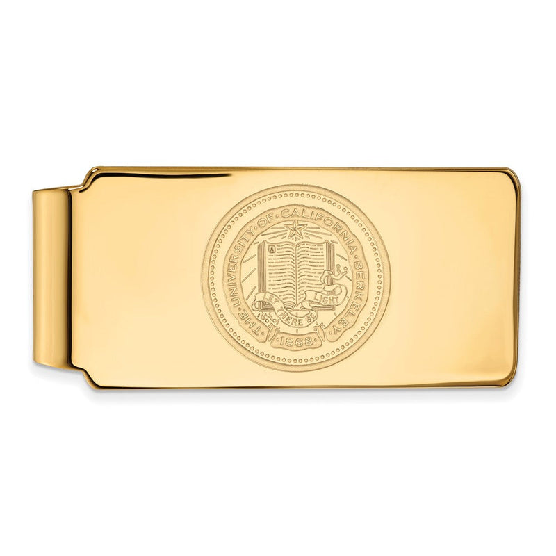 14K Gelbgold Gold Logoart University Of California Berkeley Wappen Geldklammer