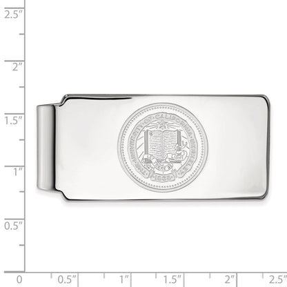 10K Weißgold Logoart University Of California Berkeley Wappen Geldklammer