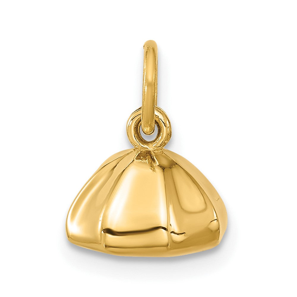 14K Gelbgold Fancy Teigtaschen-Charm