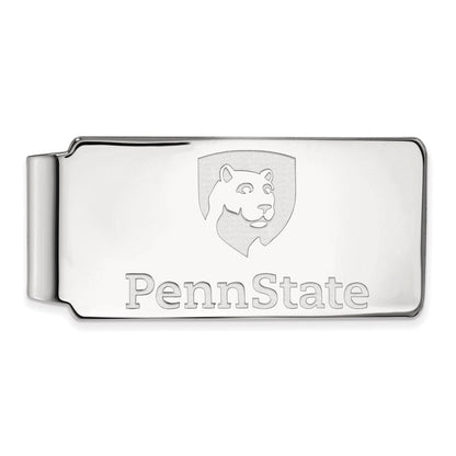 10K Weißgold Logoart Penn State University Geldklammer