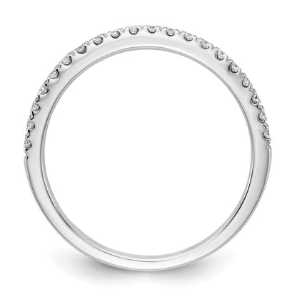 14K Weißgold 1/5 Karat Im Labor Gezüchtet Diamant Vs/si+ G+ Komplett Ehering Ring