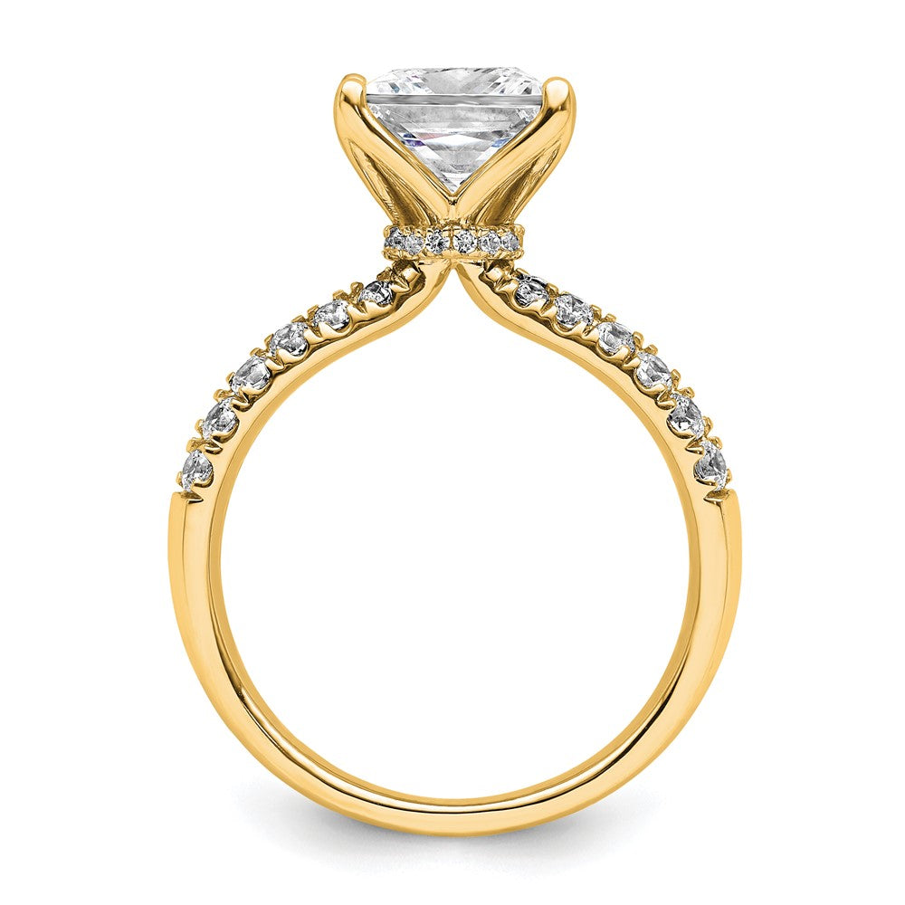 True Origin 14K Gelbgold 2,625 ct. Labor Gezüchteter Diamant VS+ F+ Kompletter Princess-Verlobungsring