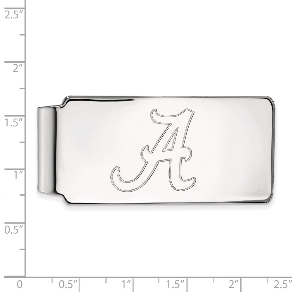 14K Weißgold Logoart University Of Alabama Geldklammer