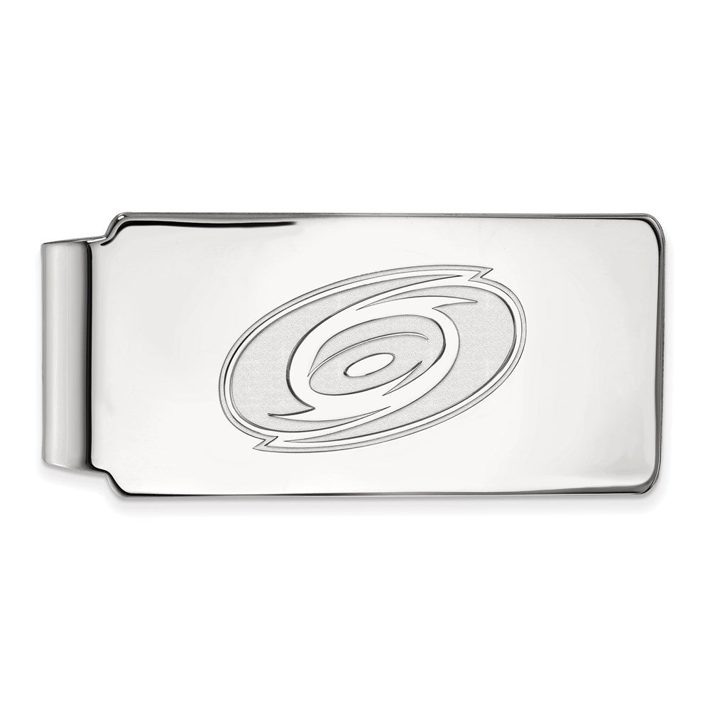10K Weißgold Nhl Logoart Carolina Hurricanes Geldklammer