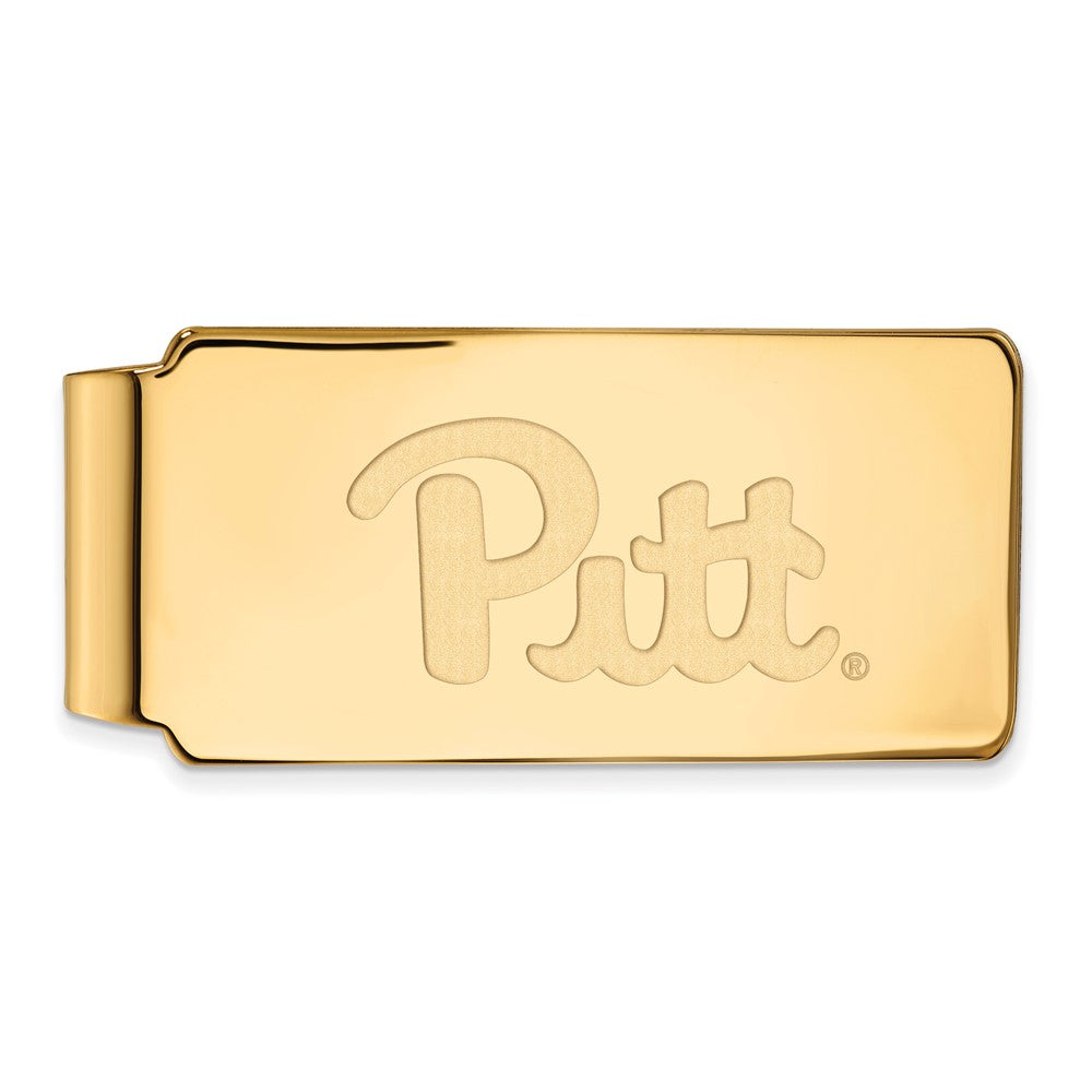 10K Gelbgold Gold Logoart University Of Pittsburgh Geldklammer