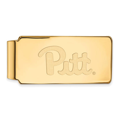 10K Gelbgold Gold Logoart University Of Pittsburgh Geldklammer