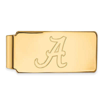 10K Gelbgold Gold Logoart University Of Alabama Geldklammer