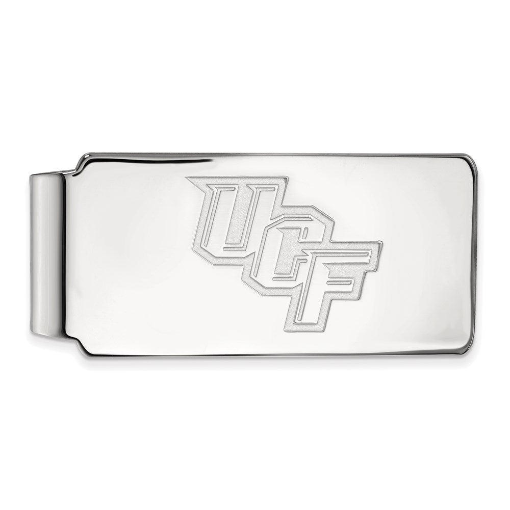 10K Weißgold Logoart University Of Central Florida U-c-f Geldklammer