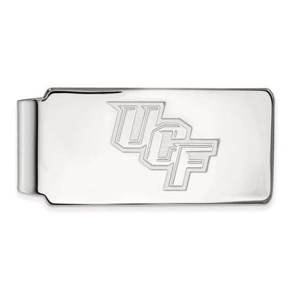 10K Weißgold Logoart University Of Central Florida U-c-f Geldklammer
