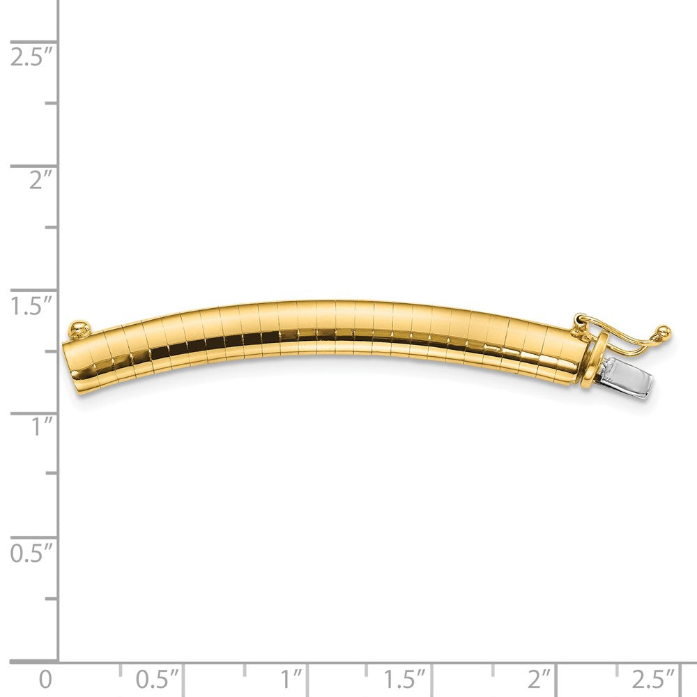 10K Gelbgold 6mm Omega Verlängerung For 2 Zoll Halskette