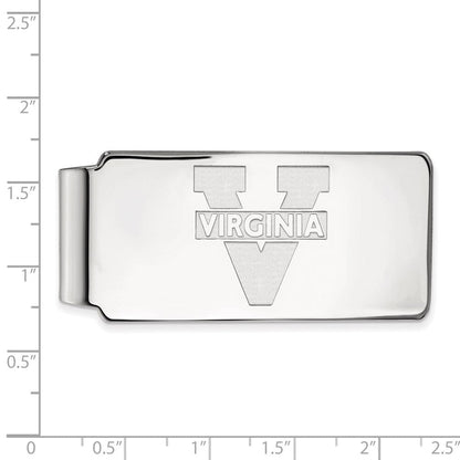 10K Weißgold Logoart University Of Virginia Geldklammer